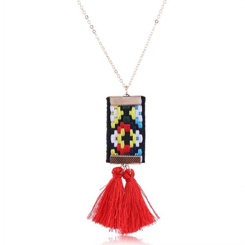 new  occidental style all-Purpose necklace tassel sweater chain long style lady