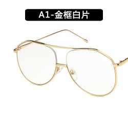 Korean style style sunglass  retro Metal Double Sunglasses fashon ocean sungla..