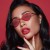 Fashion European and American metal small frame retro elliptical frame sunglasses marine Lens Su