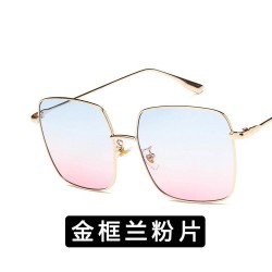  style square Metal sunglass  fashon polygon Sunglasses trend sunglass