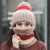  woolen Autumn and Winter warm velvet hedging child cartoon animal knitting