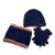 child christmas Winter lovely cartoon Santa Claus velvet warm hat two