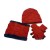 child christmas Winter lovely cartoon Santa Claus velvet warm hat two