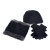 occidental style Winter velvet knitting man hedging Outdoor hat gloves three hat
