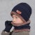 occidental style Winter velvet knitting man hedging Outdoor hat gloves three hat