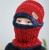 two child woolen lovely Five-pointed star child Winter child