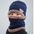 two child woolen lovely Five-pointed star child Winter child