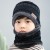 two child woolen lovely Five-pointed star child Winter child