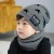two child woolen lovely Five-pointed star child Winter child