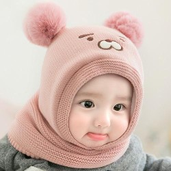Baby hats Autumn and Winter woman woolen thick man warm child hat autumn
