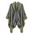  imitate sheep velvet slit scarf  fashion Stripe big lady shawl