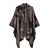  imitate sheep velvet slit scarf  fashion Stripe big lady shawl