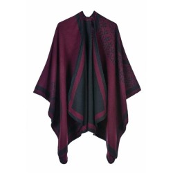 ( Burgundy)Autumn and Winter classic wind imitate sheep velvet scarf  woman sh..