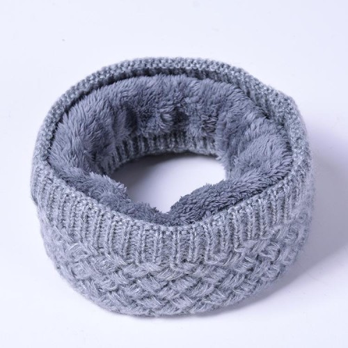  velvet Collar Winter warm man woman Collar pure color woolen knitting velvet thick lovers all-Purpose