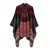 grid scarf woman Winter classic Japan and Korea two all-Purpose student thick imitate sheep velvet shawl