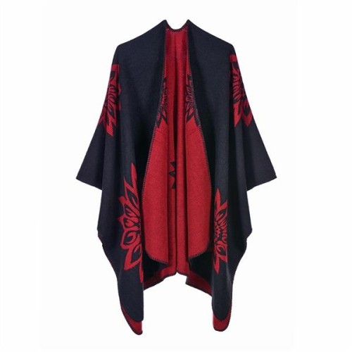 lady Autumn and Winter long fashion scarf shawl two warm Double surface imitate sheep velvet