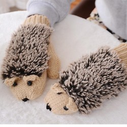 Mittens cartoon glove  Winter glove woman lovely style girl student glove