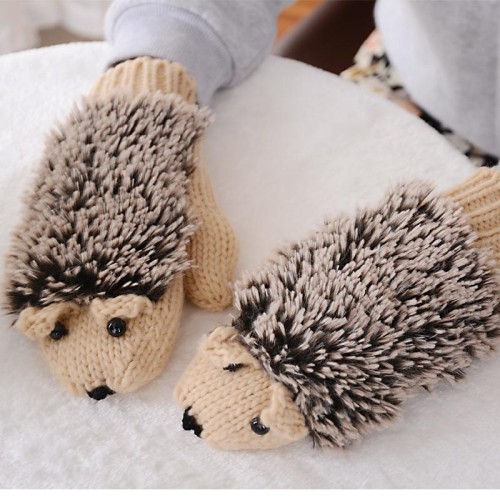 Mittens cartoon glove  Winter glove woman lovely style girl student glove