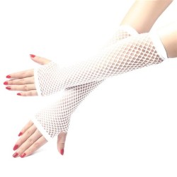 Fishing net glove  sexy sexy long glove  punk half glove