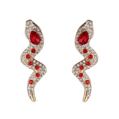 personality exaggerating snake earring three-dimensional thin earrings snake