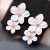 creative Earring occidental style personality trend multicolor Double layer flowers ear stud brief sweet earrings