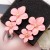 creative Earring occidental style personality trend multicolor Double layer flowers ear stud brief sweet earrings