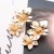 creative Earring occidental style personality trend multicolor Double layer flowers ear stud brief sweet earrings