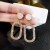 Oval long style Rhinestone earrings woman temperament Korea personality all-Purpose earring occidental style exag