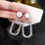 Oval long style Rhinestone earrings woman temperament Korea personality all-Purpose earring occidental style exag