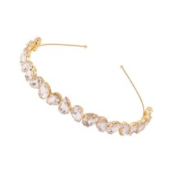 F Headband woman occidental style glass temperament elegantins hair clip Headb..