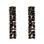 same style long square earring occidental style fashion trend Earring geometry earrings