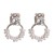 occidental style geometry gem earring beads handmade twining Round earrings personality
