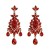 occidental style personality gem earrings fashion exaggerating drop pendant earring Earring color