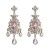 occidental style personality gem earrings fashion exaggerating drop pendant earring Earring color