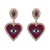 occidental style exaggerating fashion heart-shaped big earrings personality lady Earring eyes pendant trend