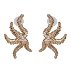 occidental style personality starfish big ear stud fashion woman all-Purpose m..