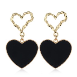 occidental style fashion Metal  concise Double love temperament exaggerating e..