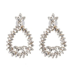  geometry earrings color long style exaggerating occidental style temperament ..