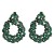 occidental style personality geometry earrings fashion color super earring