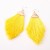 occidental style earrings Alloy head tassel spring color woman style earring new