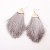 occidental style earrings Alloy head tassel spring color woman style earring new