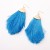 occidental style earrings Alloy head tassel spring color woman style earring new