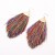 occidental style earrings Alloy head tassel spring color woman style earring new