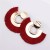  fashion ethnic style circle tassel earrings woman personality temperament occidental style all-Purpose brief pend