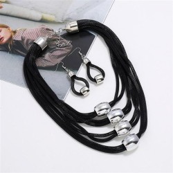 occidental style fashion  Metal multilayer chain temperament exaggerating neck..