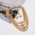 occidental style fashion  Metal multilayer chain temperament exaggerating necklace earrings set