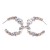 occidental style exaggerating geometryc Alloy diamond earrings  brief temperament super colorful diamond ear st