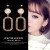  earrings woman pure silver temperament Japan and Korea earrings samll Ear clip wind Earring