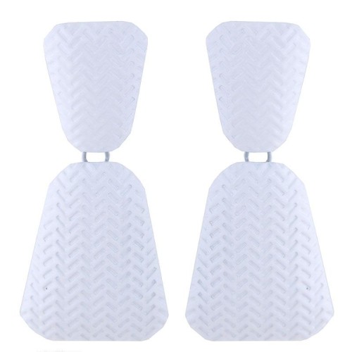 occidental style wind  Metal concise color geometry Modeling exaggerating temperament ear stud
