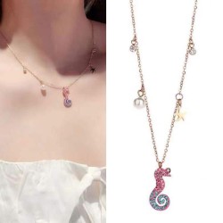 high quality occidental style fashion  fine  titanium steel rose gold sweetOL ..